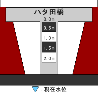 河床断面図