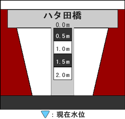 河床断面図