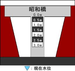 河床断面図