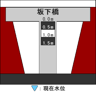 河床断面図