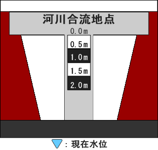 河床断面図