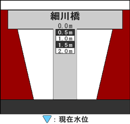 河床断面図