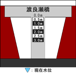 河床断面図