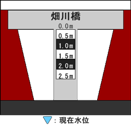 河床断面図