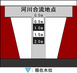 河床断面図