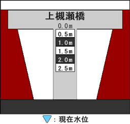 河床断面図