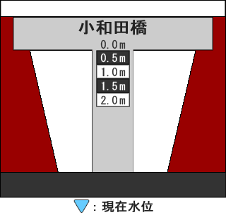 河床断面図