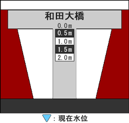 河床断面図